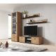 3. TV-Schrank SOHO 140 Lefkas Eiche + Schwarz