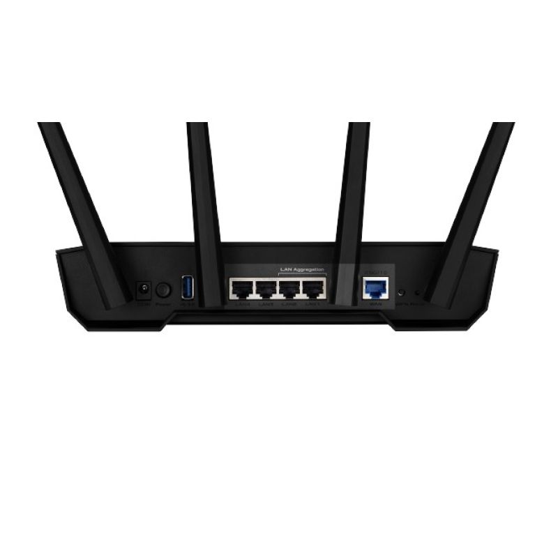 3. ASUS TUF Gaming AX3000 V2 WLAN-Router Gigabit Ethernet Dualband (2,4 GHz/5 GHz) Schwarz, Orange