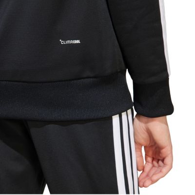 20. adidas Seasonal Essentials Tiberio 3-Stripes Tricot Jr Trainingsanzug JY0509