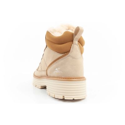14. O'Neill Winterstiefel Damen Wanderstiefel Stiefeletten isoliert modisch Beige Braun