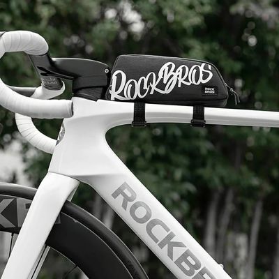 4. Rockbros G009 Flash Journey Oberrohr-Fahrradtasche 0,8 l – Schwarz