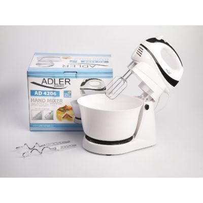3. Adler AD 4206 Handmixer (300W; weiß)