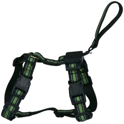 2. Hundegeschirr mit reflektierendem Band, Größe 44-57 cm, mittel, mit Leine