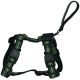 2. Hundegeschirr mit reflektierendem Band, Größe 44-57 cm, mittel, mit Leine