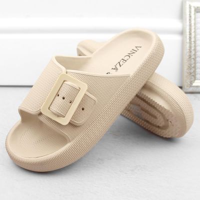 7. Vinceza W JAN308 beige Flip-Flops mit Schnalle