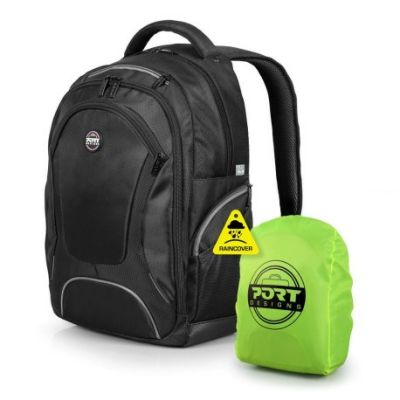 3. Port Designs Courchevel Rucksack, schwarzer Nylon-Wanderrucksack