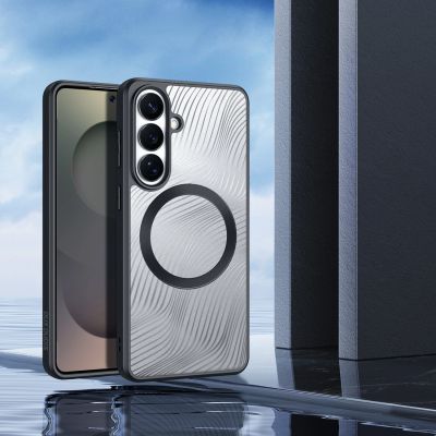 6. Dux Ducis Aimo Mag Case für Samsung S26, kompatibel mit MagSafe – Schwarz