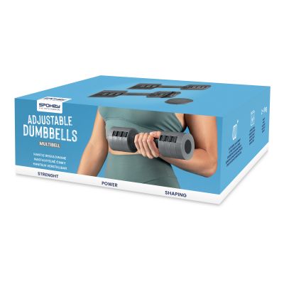 11. Verstellbare Hanteln 2x 2,5 kg Spokey Multibell SPK-944195