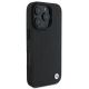 4. BMW Signature Lederhülle mit Diamant-Metalllogo und MagSafe-Funktion für iPhone 16 Pro Max – Schwarz