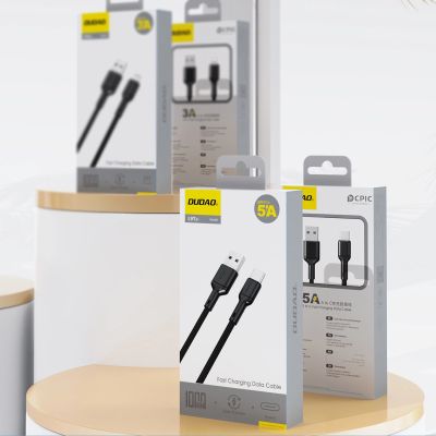 5. Dudao L9T 5A USB-A - USB-C Kabel 1m - Schwarz