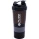 10. FITNESS-SHAKER-FLASCHE 500ML SCHWARZ GRAU PURE 2 IMPROVE