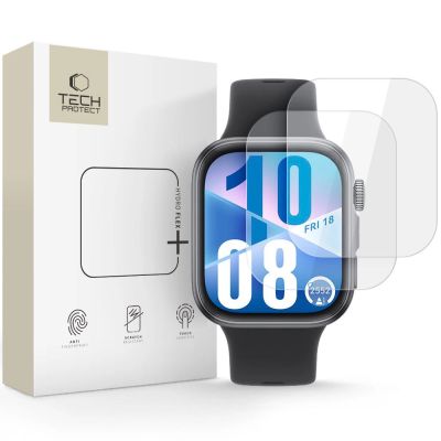 Tech-Protect Hofi Hydro Flex+ 2er-Pack Hydrogelfolie für Huawei Watch Fit 3 / 4 - transparent