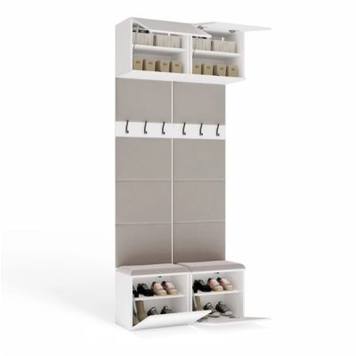 2. Garderobe HAGA II 2W Weiß