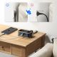 6. Orico AP3 65W GaN 6-in-1 Steckdosenleiste (2x Netzanschluss + 2x USB-A + 2x USB-C) – Schwarz