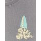 6. Lockeres T-Shirt mit Aufdruck für Mädchen 4F 4FJRSS26TTSHF3980-25S