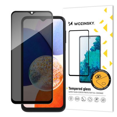 Wozinsky Privacy Glass Panzerglas Samsung Galaxy A14 5G / Galaxy A14 mit Anti Spy Blickschutzfilter