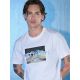 6. Herren-T-Shirt mit Aufdruck, regulär, Größe 4F 4FRSS26TTSHM3658-10S