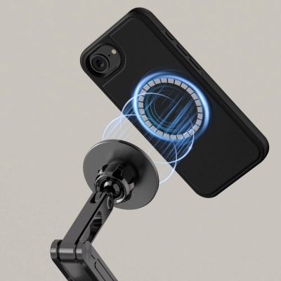 4. Tech-Protect Wallet MagSafe Hülle für iPhone 16e / 17e – Mattschwarz