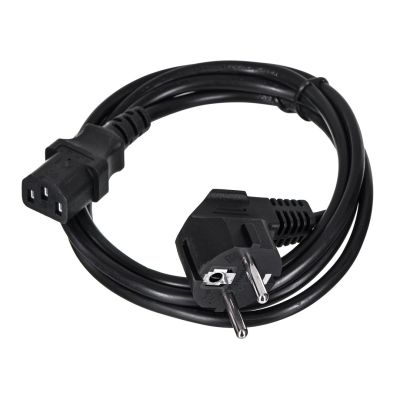 GEMBIRD PC-186 Kabel (C13 / IEC C13 / IEC 320 C13 - Schuko; 1,8m; schwarz)