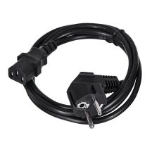 GEMBIRD PC-186 Kabel (C13 / IEC C13 / IEC 320 C13 - Schuko; 1,8m; schwarz)