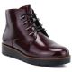 5. Damen-Keilstiefeletten aus Lackleder in Burgunderrot von Potocki (Z25-JE19360)