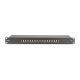 3. Digitus Patchpanel 19 Zoll, 16x RJ45, LSA-Level, Cat. 6, geschirmt, 1 HE, schwarz, Kabelführung