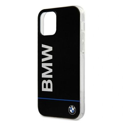 8. BMW Hardcase Schutzhülle mit aufgedrucktem Logo für iPhone 12 / 12 Pro – Schwarz