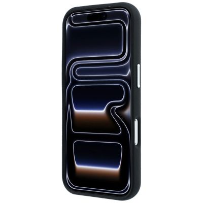 5. BMW Logo mit schrägen Prägebuchstaben, MagSafe-Hülle für iPhone 18 Pro Max / 17 Pro Max – Schwarz