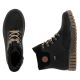 46. Wasserdichte schwarze Damen-Trekkingstiefeletten Rieker Y3433-00