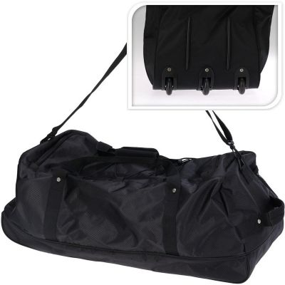 11. PROWORLD Reisetasche mit Rollen, Schwarz