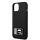 6. Karl Lagerfeld KLHCP13S3DKPK iPhone 13 mini 5,4" schwarz / schwarzes Hardcase Ikonik Patch