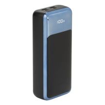 Rivacase VA1080 Lithium-Polymer (LiPo) Powerbank 30000 mAh Schwarz, Blau