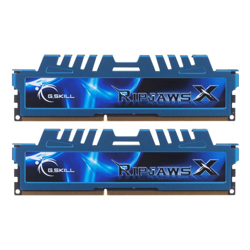 5. G.SKILL RipjawsX F3-1600C9D-16GXM Speicherkit (DDR3 DIMM; 2 x 8 GB; 1600 MHz; CL9)