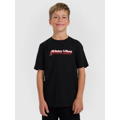 Jungen-T-Shirt mit Aufdruck, regulär, Größe 4F 4FJRAW25TTSHM3168-20S
