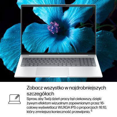 33. HP EliteBook 8 G1i AI PC, Intel Core Ultra 5 225U, Laptop, 40,6 cm (16") WUXGA-Display, 32 GB DDR5-SDRAM, 512 GB SSD, Wi-Fi 6E (802.11ax), Windows 11 Pro, Silber