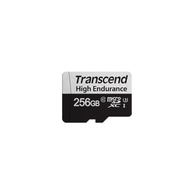 2. SD microSD-Karte 256 GB Transcend SDXC USD350V mit Adapter