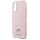 6. Karl Lagerfeld Karl & Choupette Head Pins Saffiano MagSafe Hülle für iPhone 17 - Pink