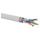 Q-LANTEC S/FTP Cat.6A Netzwerkkabel, verdrilltes Paar, LSOH, DCA 4x2x23 AWG, 10 Gbit/s, grau, 500 m (KIS6ALSOH500DQ)