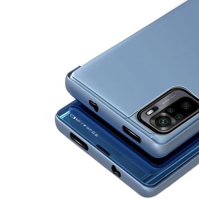 6. Klarsichthülle Flip Cover Xiaomi Redmi Note 11 Pro+ 5G (China) / 11 Pro 5G (China) / Mi11i HyperCharge / Poco X4 NFC 5G blau
