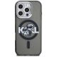 3. Karl Lagerfeld IML Glitter Karl & Choupette Sketch Logo MagSafe Hülle für iPhone 16 Pro - Schwarz
