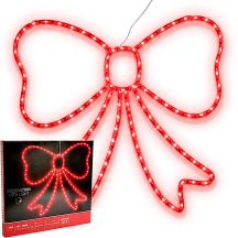 Dekorative Schleife 55 cm rot 120 LED
