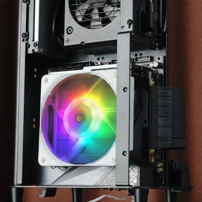 5. Jonsbo HX6200D Prozessor-Luftkühler 12 cm Weiß 1 Stück.