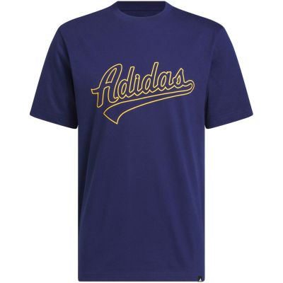 adidas Varsity Tailsweep Grafik-T-Shirt für Herren, Marineblau KH0387