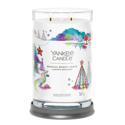 5. Yankee Candle Magical Bright Lights Kerze Rund Weiß 1 Stück.