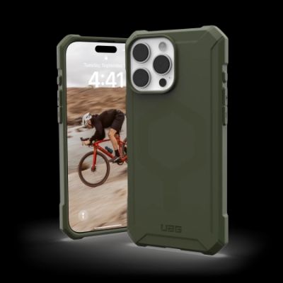 3. UAG Essential Armor Magsafe Hülle für iPhone 16 Pro Max – grün