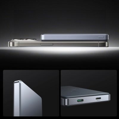 11. Joyroom JR-PBM08 Pro 10000mAh Ultradünne Powerbank - Grau