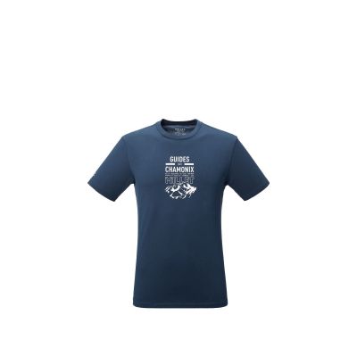 MILLET Herren-T-Shirt mit Chamonix-Logo, Größe M, Marineblau