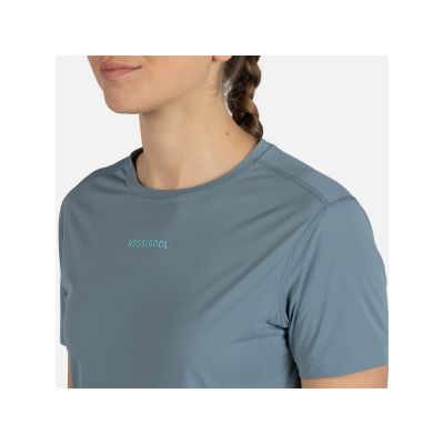 6. Damen-Laufshirt ROSSIGNOL W Sidelhorn Tee blau