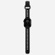 8. Nomad Sportarmband, Schwarz, Aluminium, Gummi