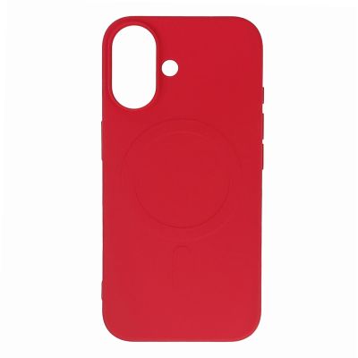 Liquid Silicone Case MagSafe für iPhone 16 - rot